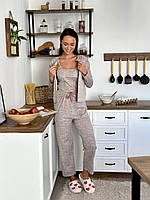 Трикотажні піжами. Домашній спальний комплект. Домашній одяг., фото 9