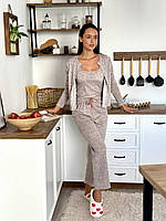 Трикотажні піжами. Домашній спальний комплект. Домашній одяг., фото 6