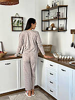 Трикотажні піжами. Домашній спальний комплект. Домашній одяг., фото 7