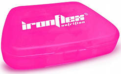 Контейнер для таблеток IronFlex Pill Box Рожевий