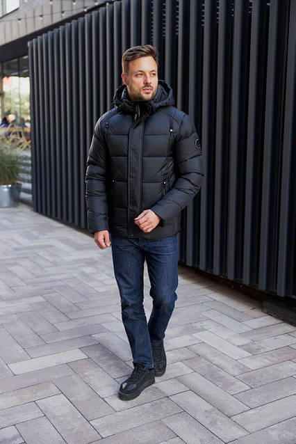 Зимняя мужская куртка Black Vinyl C24-2396С: продажа, цена в