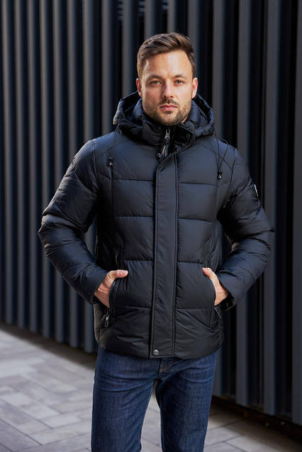 Зимняя мужская куртка Black Vinyl C24-2396С: продажа, цена в