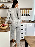 Жіноча піжама трикотаж. Стильні домашні костюми комплекти. Одяг для дому і сну., фото 7