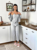 Жіноча піжама трикотаж. Стильні домашні костюми комплекти. Одяг для дому і сну., фото 8