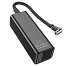 Автомобільний насос HOCO ZP7 Maddy portable smart air pump(5000mAh) Black, фото 4