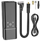 Автомобільний насос HOCO ZP7 Maddy portable smart air pump(5000mAh) Black, фото 8