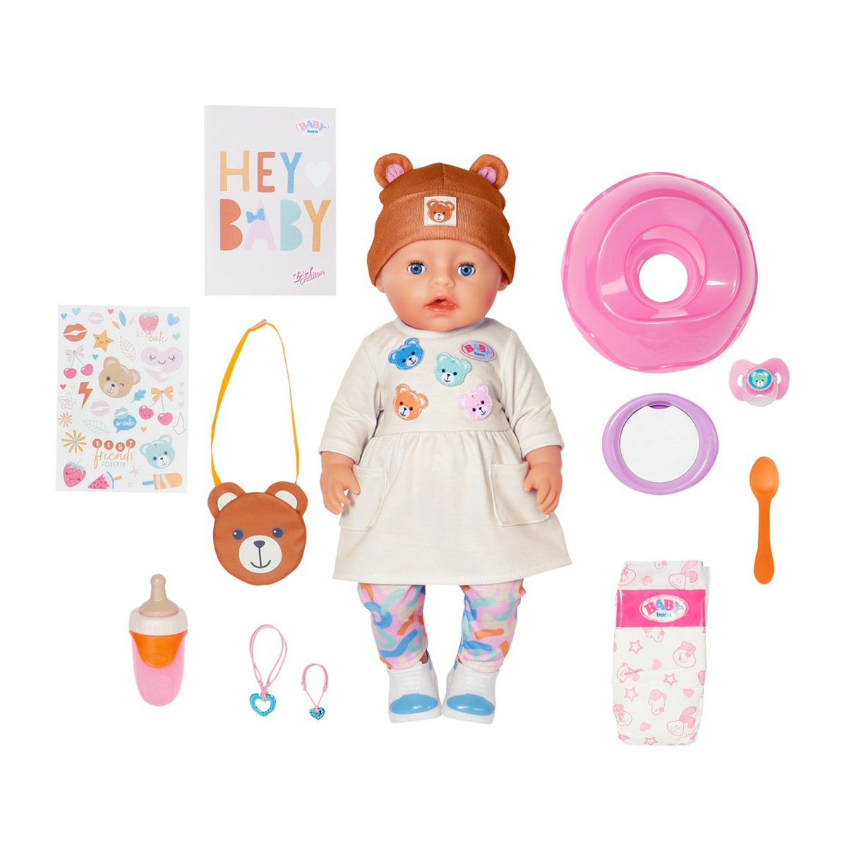 Лялька пупс Baby Born Емма-Тедді 43 см 836651