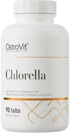 Органічна хлорела OstroVit Chlorella 90 tab, фото 1