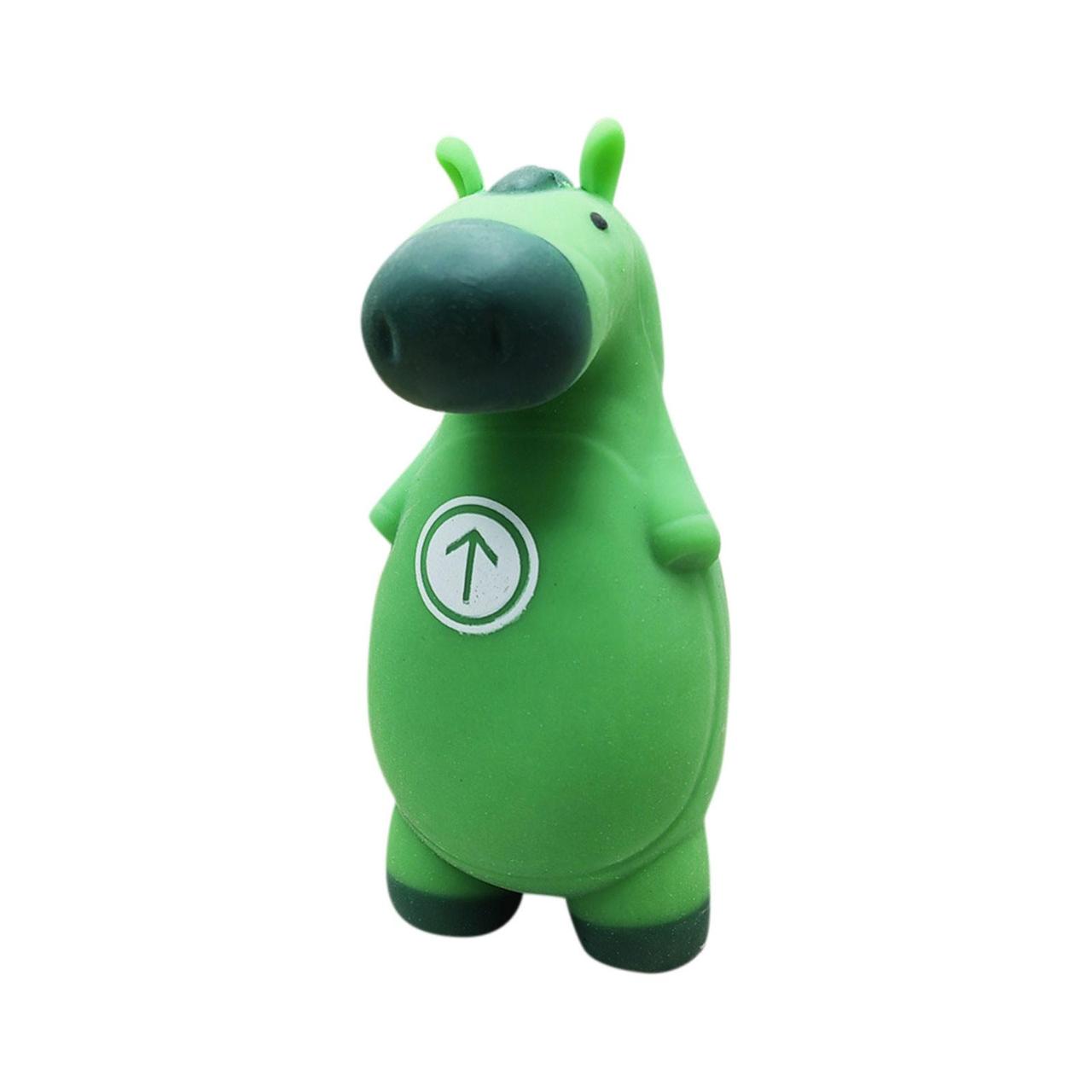 Антистрес Тянучка Green Horse Іграшка Сквіші Кінь колір Зелений (00831)