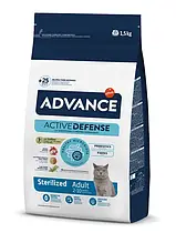 Сухий корм ADVANCE Sterilized для стерилізованих котів і кішок 1,5 кг з індичкою
