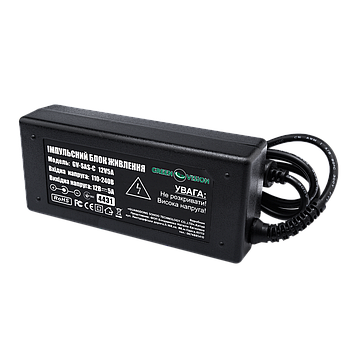 Імпульсний блок живлення GV-SAS-C 12V5A (60W) с вилкой, фото 1