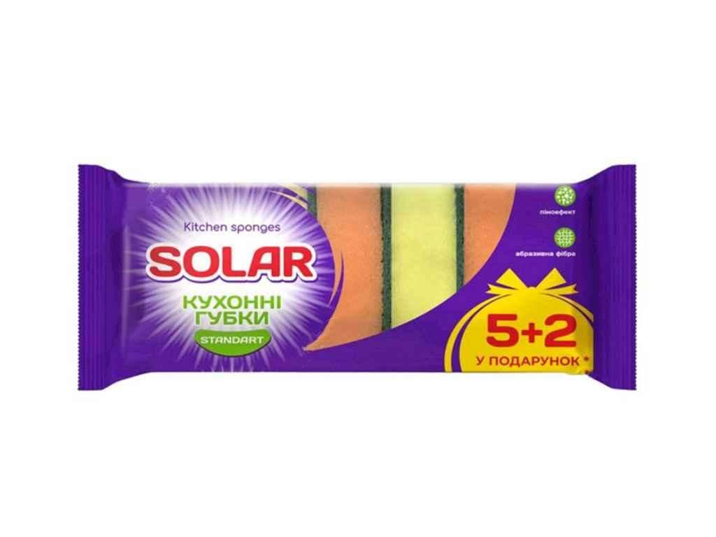 Губки кухонні 7шт Standart ТМ SOLAR