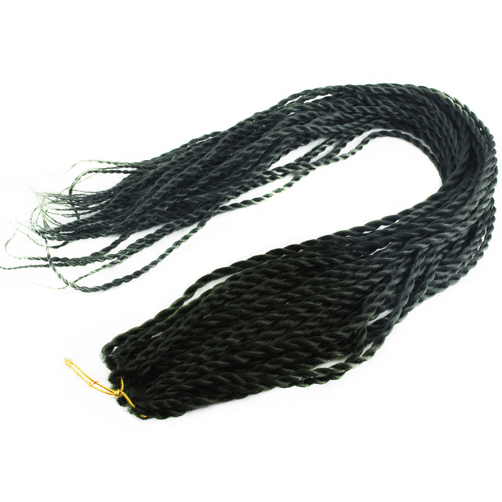 Синтетичні косички Zizi (Сенегальське кручення), 65 см, 100 г (30 кісок), В37, фото 1