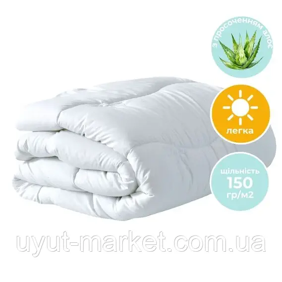 Ковдра літня Aloe Vera 140х210см стеганное, фото 1