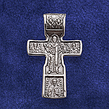 Хрестик срібний 7.86 г, чорнений, фото 2