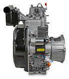 Мотор дизельний для культиватора VORSKLA ПМЗ 192F-496DS/25 (496 куб.см, Вал 25 мм), фото 3