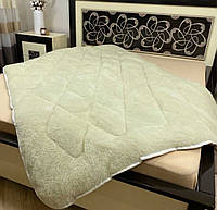 ⭐ Ковдра зимова з відкритим хутром полікоттон Євро Розмір 200х215 см ±5%  ⭐