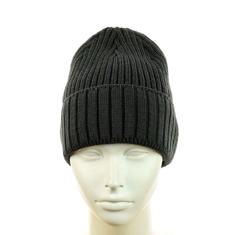 Зимняя шапка-біні "Катрін" графітовий, фото 1