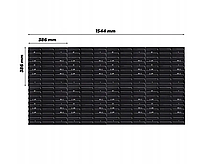 Настінна панель для інструментів органайзер ящики 156х78см 12 контейнерів, фото 4