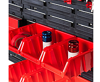 Настінна панель для інструментів органайзер ящики 156х78см 12 контейнерів, фото 5