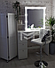 Робоче місце перукаря дзеркало з полицями Jasmine дзеркало для салону краси М620, фото 6