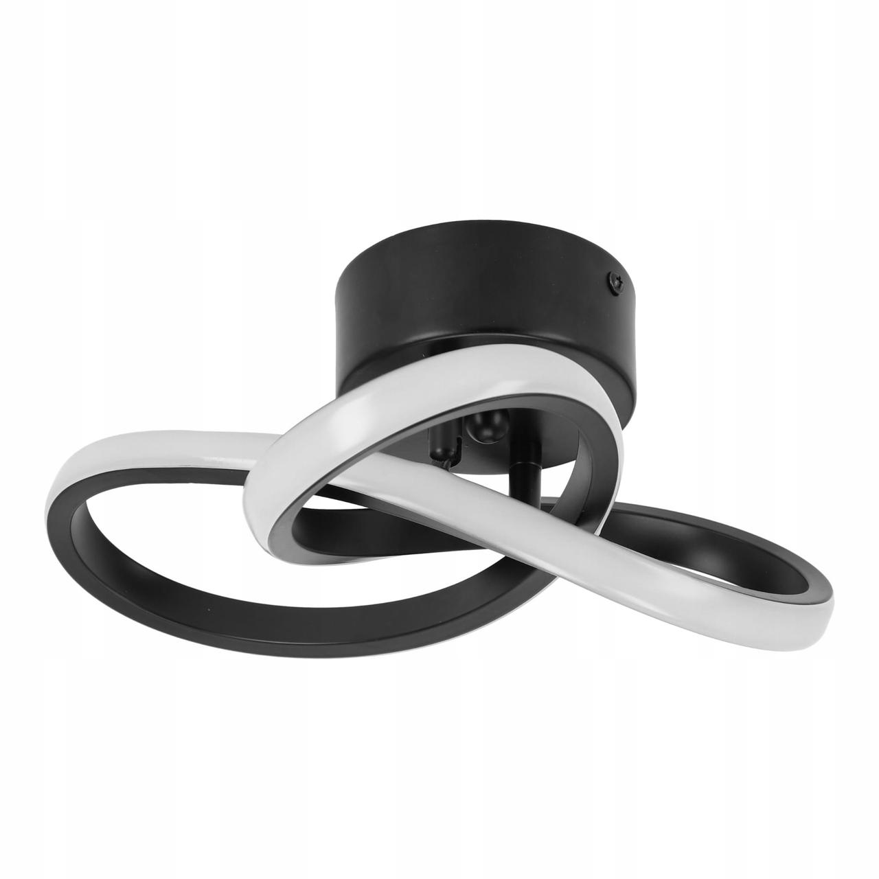 Стельовий світильник Plafon LED Ribbon 28W Modern чорний