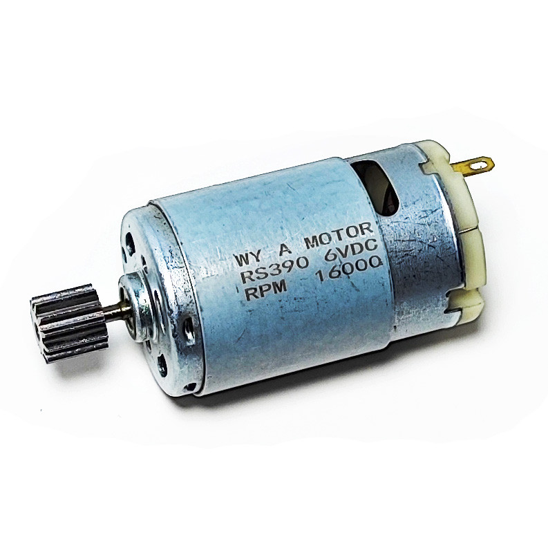 Мотор RS390 6V 16000 обертів для редуктора дитячого електромобіля
