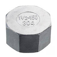 Заглушка нержавіюча AISI 304 з внутрішньою різьбою DN 8 (1/4")