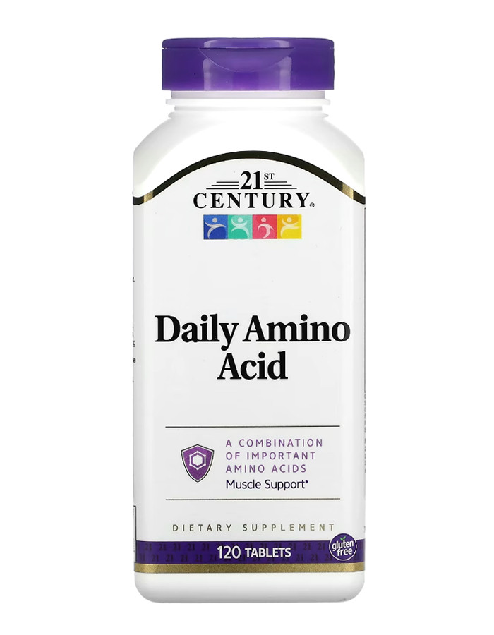 Амінокислоти комплексні 21st Century Daily Amino Acid 120 таб США