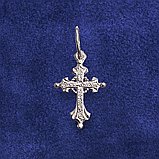 Хрестик срібний 0.84 г, фото 3