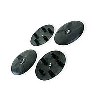 Ковпаки колісні малі ВАЗ 2121 (на 5 болтів) чорні із силіконовою емблемою "4х4" (4шт)