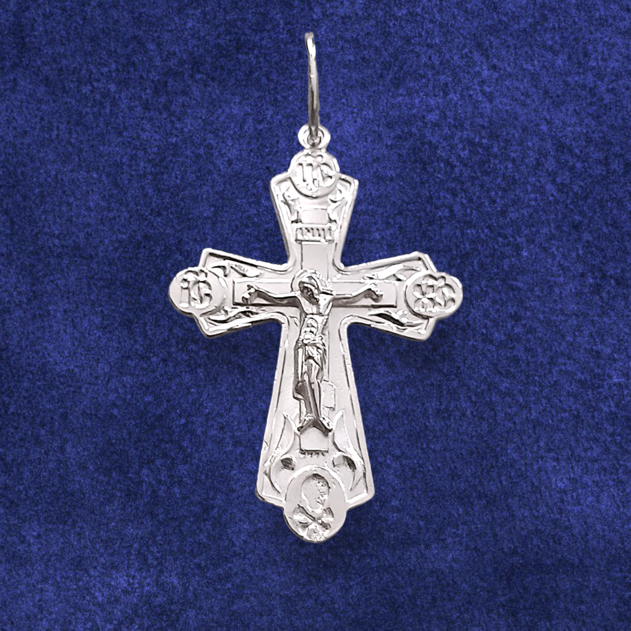 Хрестик срібний 3.13 г, фото 1