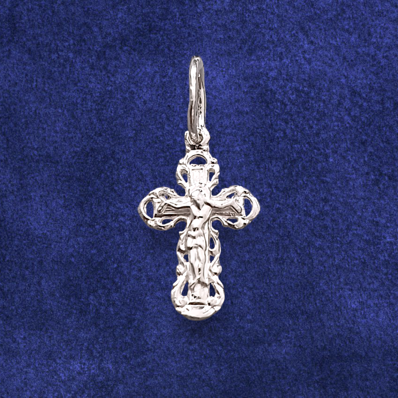 Хрестик срібний 0.88 г, фото 1