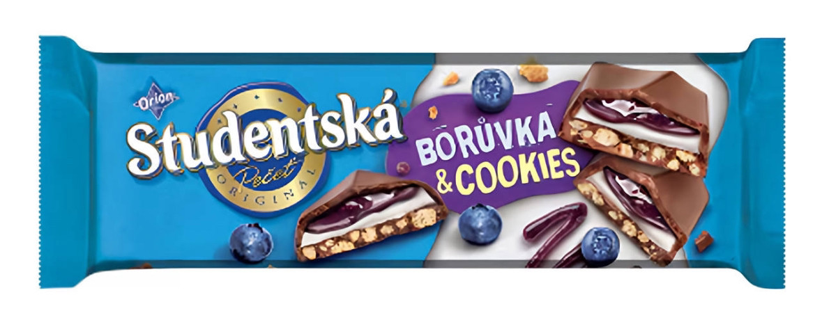 Молочний шоколад Studentska з кокосом, 180 г
