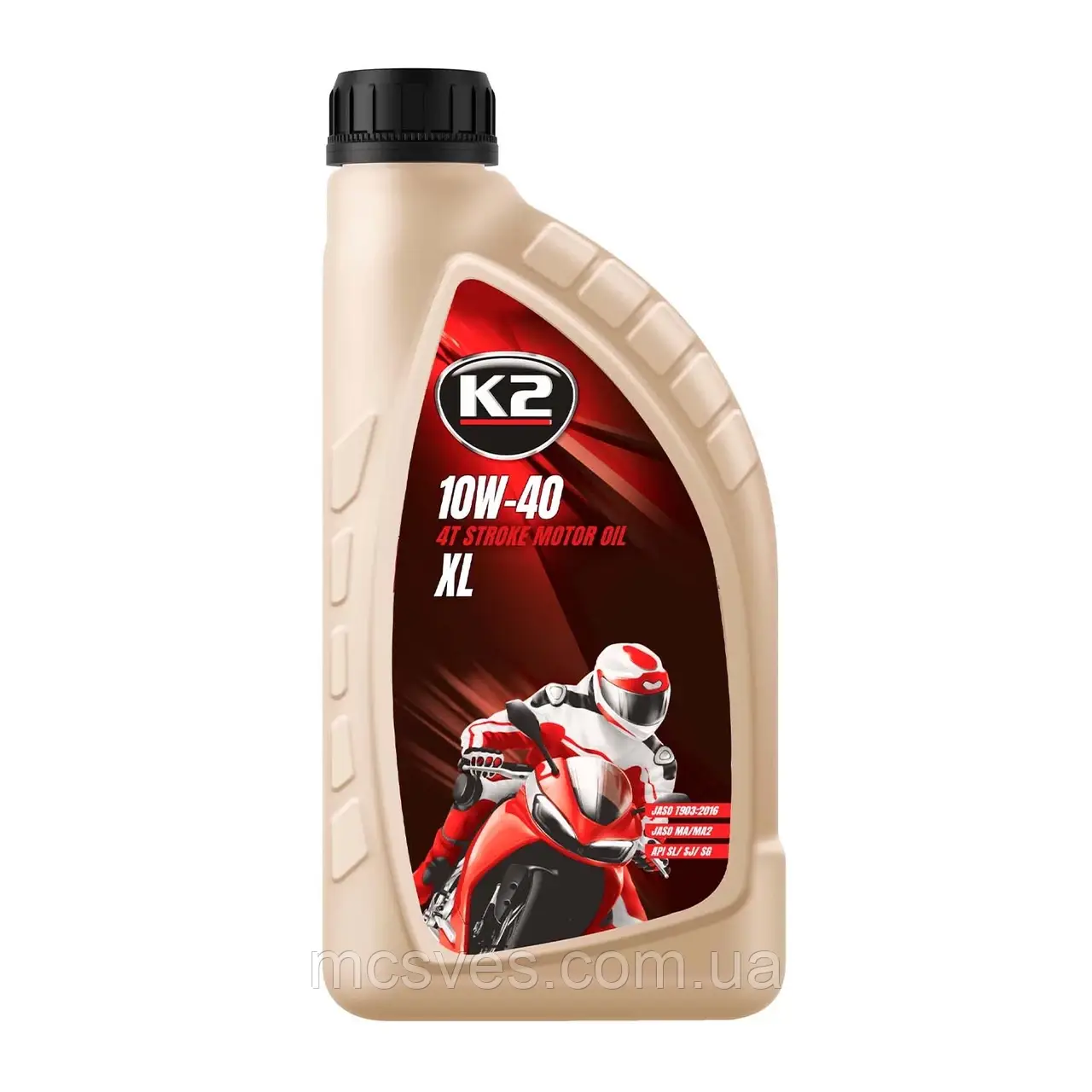 Олива моторна K2 4T Stroke Oil XL SL 10W-40 1 л