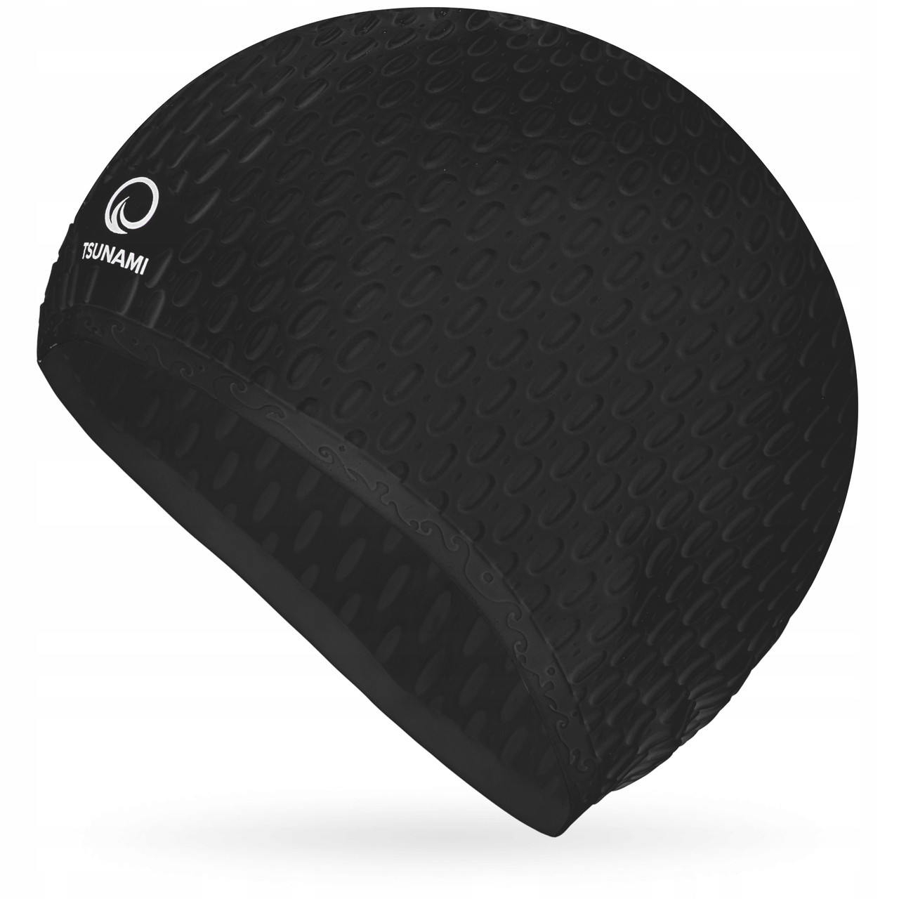 Шапочка для плавання TSUNAMI Texture Black (P-5905973401890)