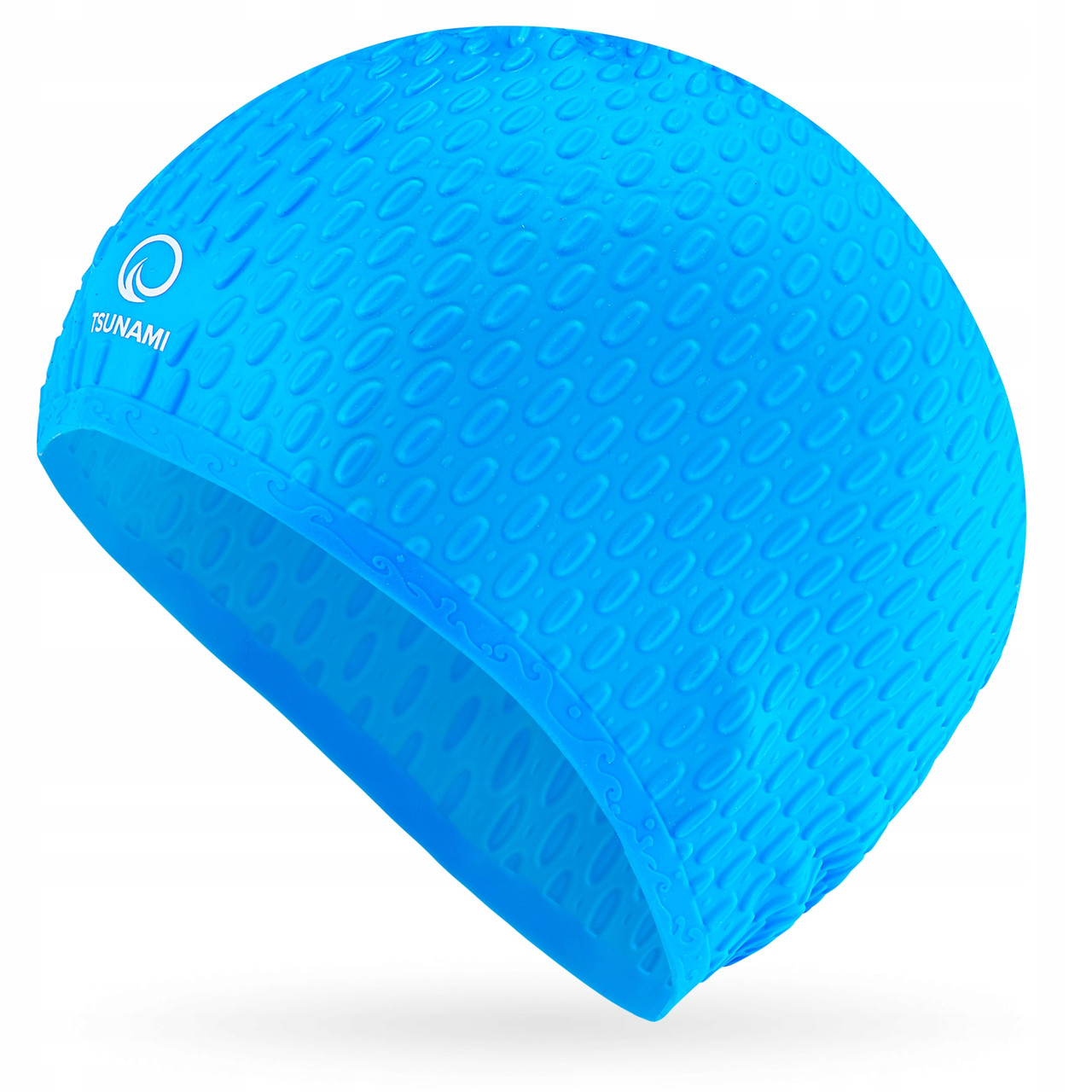 Шапочка для плавання TSUNAMI Texture Blue (P-5905973401906)