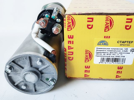 Стартер ГАЗ 53, -66, ПАЗ аналог 11.131.826, 8802.3708, СТ230А1-3708000, 5234.3708, BEAND, фото 3