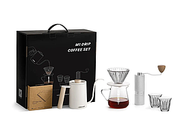 Набір Assassin M1 Pour Over Coffee Set Deluxe MHW-3Bomber на 9 предметів для приготування кави світлий