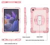 PC + TPU чохол Carbon Armor Tablet на планшет Samsung Galaxy Tab A9 (8.7") / світло-рожевий, фото 6