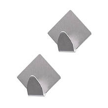 Гачки металеві Dynasty 26029 самоклеючі на липучках 2 шт ромби 4.8х4.4 см