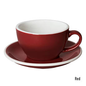 Чашка Loveramics Egg Red 300 мл із блюдцем