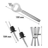 Елітний набір для бару Youchen МС-10 з 9 аксесуарами – професійний комплект для коктейлів, фото 10