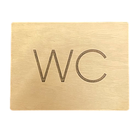 Табличка Туалет WC