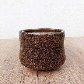 Тяван 550 мл Curvy Mulatto, Чаван Ручної роботи для матча TrebaCeramics