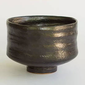 Тяван 500 мл Burnt Heart Чаван Ручної роботи для матча TrebaCeramics