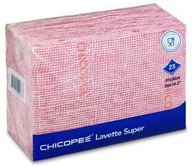 Серветки Chicopee Lavette Super багатоцільові для кав'ярні Червоні