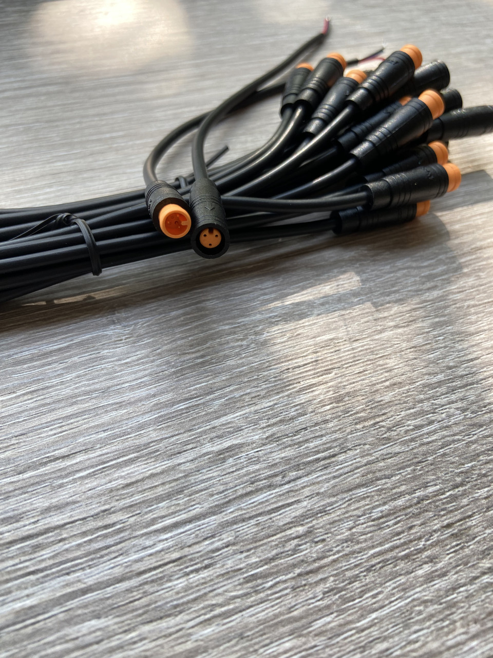 Герметичний роз'єм М6 на 3 контакт.Комплект Роз'єм для електровелосипеда,скутера, передавача сигналу IP65.