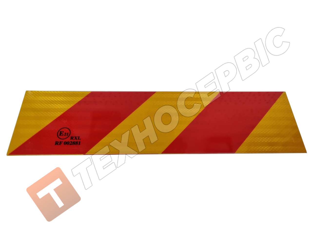 Табличка світловідбиваюча "НЕГАБАРИТНИЙ ВАНТАЖ" 140*565мм алюмінієва основа 1.2мм (Турція) 1штука