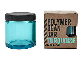 Ємність Comandante Polymer Bean Turquoise Баночка колба для кавомолки Команданте з полімеру